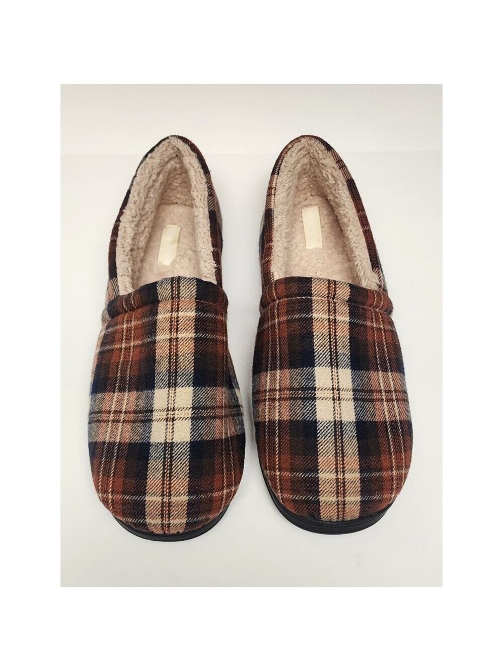 Royal Class MEN'S MEMORY FOAM SLIPPERS GREEN BLACK Size 13